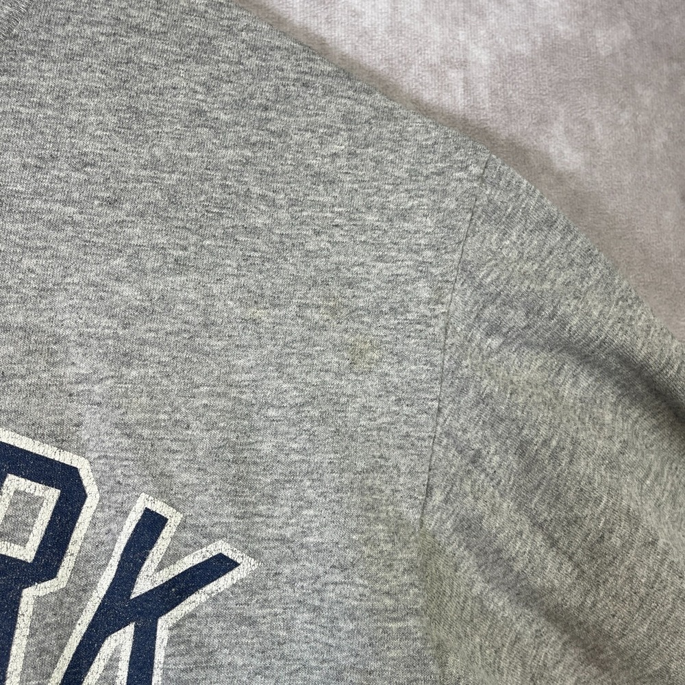 VINTAGE Hideki Irabu New York Yankees Shirt Mens Medium Gray MLB Baseball 90s - Picture 9 of 14